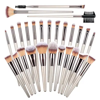 Cross-Border Makeup Brush Set Champagne Gold 20 Pcs