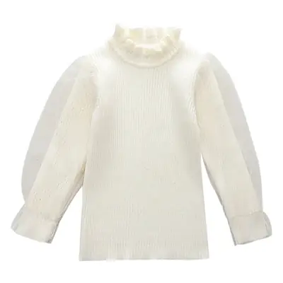 Girls Knitted Winter Sweater Long Sleeve Pullover