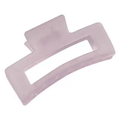 Transparent Frosted Frosted Texture Hair Claw for Women