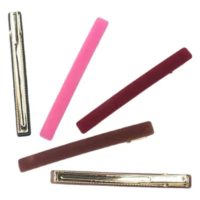 Pink Korean Style Hair Clip for Long Wear