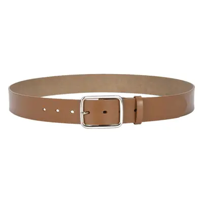 Women Genuine Leather Belt with Pin Buckle Brown Black