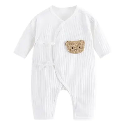 Newborn Cotton Butterfly Jumpsuit Set with Hat