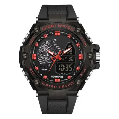 Sanda New Beast Youth Digital Watch Green Alloy Waterproof Alarm Clock Men's Watch