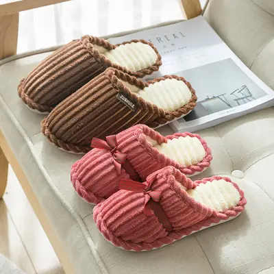 Cotton Slipper Women Pink Winter Bag