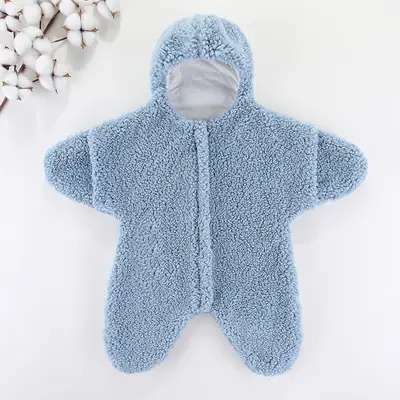 Baby Hooded Paida Suit Grey Winter Warmth