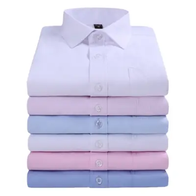 Grey Slim Fit Business Shirt for Men