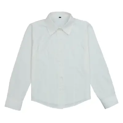 2022 Hot Girl Women's White Cotton School Skirt Set