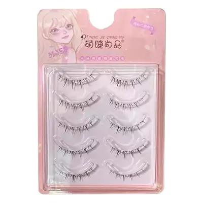 Cute Claw Shangpin Cartoon Eyelashes Transparent Stems