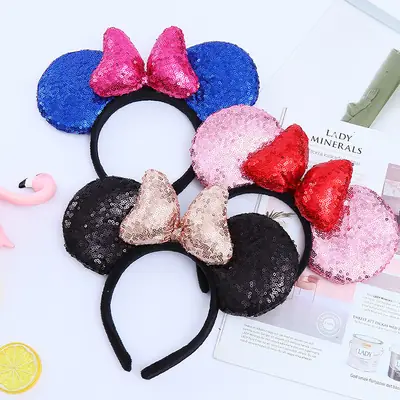 Mickey Mouse Bow Headband Set for Kids