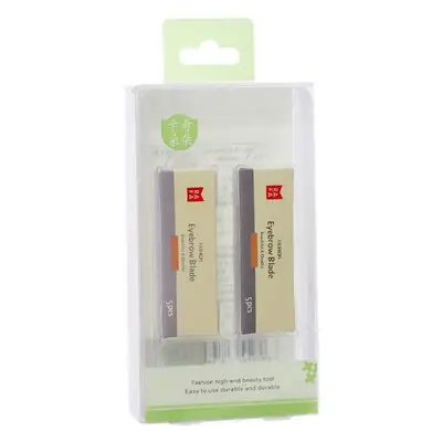 Stainless Steel Eyebrow Razor with Corrugated Blade