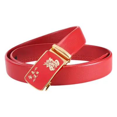 Chinese Red Rabbit Belt for Men Middle Age