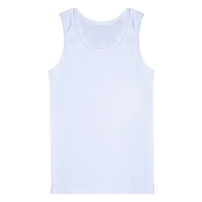 White Sleeveless Muscle Training Vest for Men