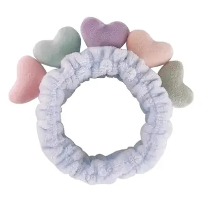 Cute Love Face Wash Headband for Women