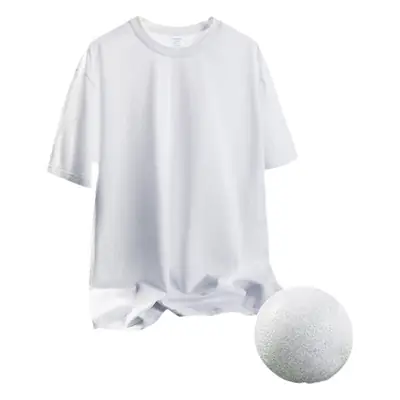Men Cotton T-Shirt Light Blue Summer 220G