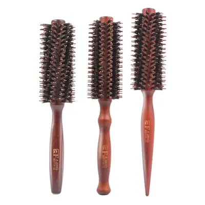 Wooden Curly Hair Comb for Styling Salon Use