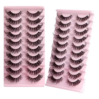 8D Mink False Eyelashes Dense Curves Wholesale