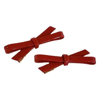 New Year Red Hairpin Women's Side Bangs Clip