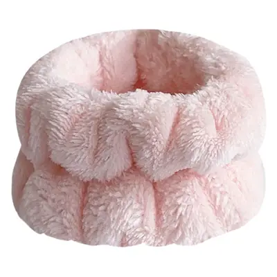 Plush Red White Wristband for Women