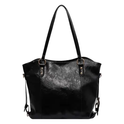 Brown Leather Tote Bag for Women 2022 New Size