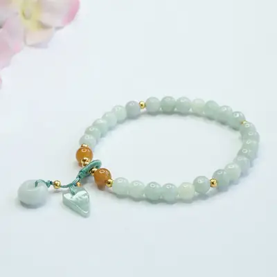 Guan Yu Jade Bracelet Peace Ring Natural Grade