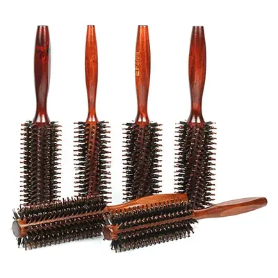 Wooden Anti-Static Hair Brushes for Fluffy Women