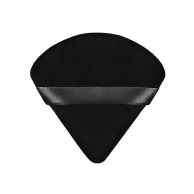 Triangular Makeup Brush Set with Loose Powder Setting Puff