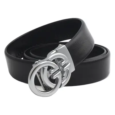 Men's Metal Belt Head Buckle 3.5cm Gold Black Silver