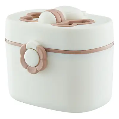 Portable Baby Milk Powder Box Pink Sealed Moisture-proof