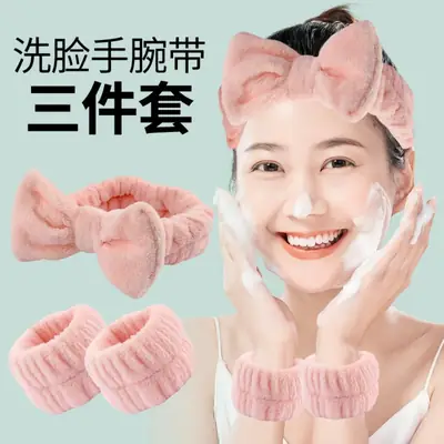Women's Faux Fur Bow Headbands Set of 2