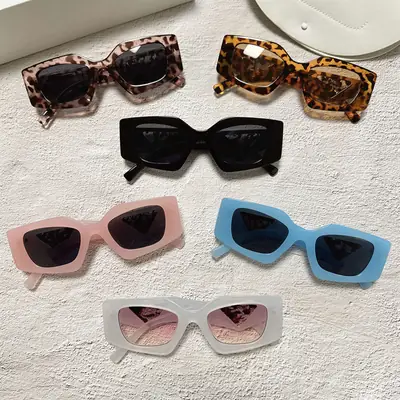 Men & Women European Sunglasses Black Rhinestone Fashion