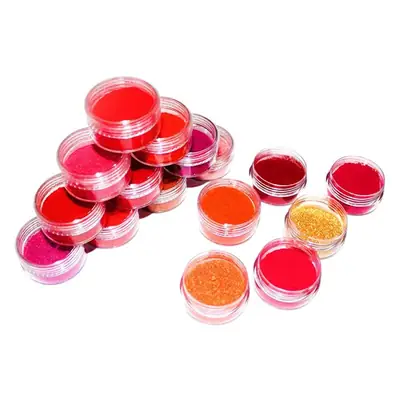 DIY Homemade Red Lipstick Powder Collection