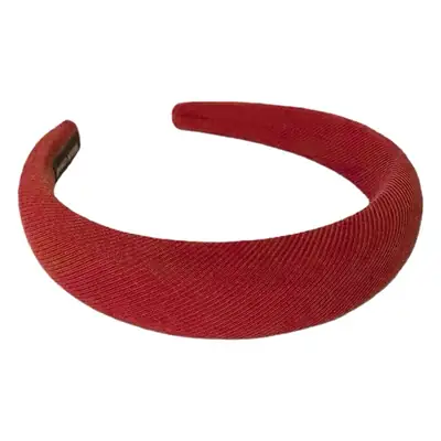 Red Velvet Headband for Women 2025 Winter Elegant Hair Accessory