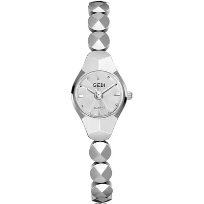 Women's Gedi Quartz Bracelet Watch Silver Water Resistant