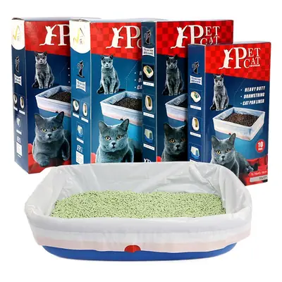 Automatic closing cat litter bag disposable thickened portable cat litter box pet toilet garbage bag wholesale