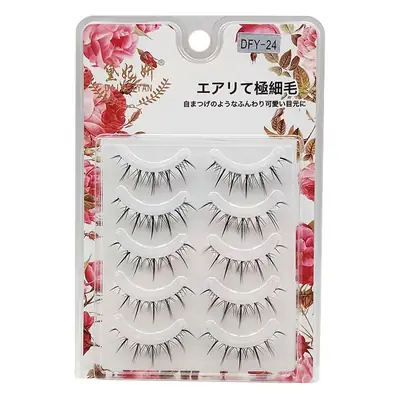 Ultra Fine Transparent False Eyelashes for Natural Look