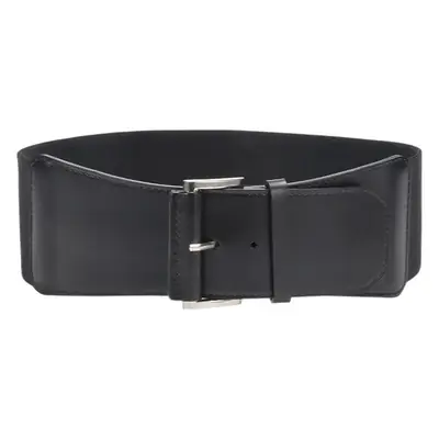Women's Brown Leather Belt with Buckle