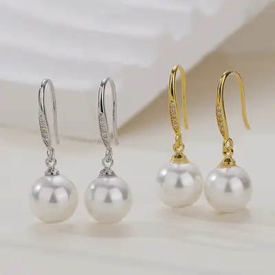 2023 Korean Style Pearl Drop Earrings for Women