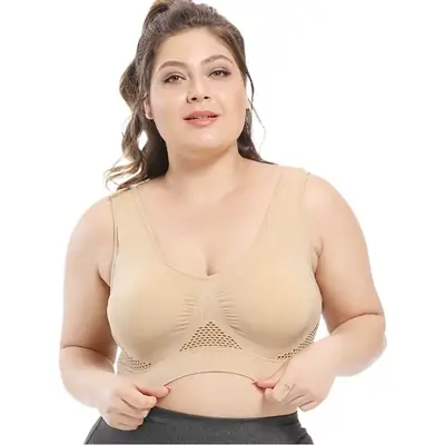 Mesh Yoga Bra No Steel Ring Running Vest for Women