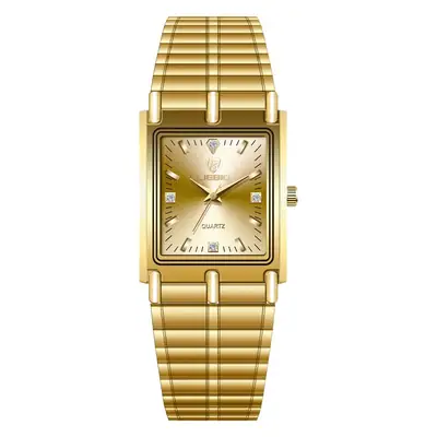 Laibinji LIEBIG Gold Quartz Men's Watch Ultra-Thin Steel Belt