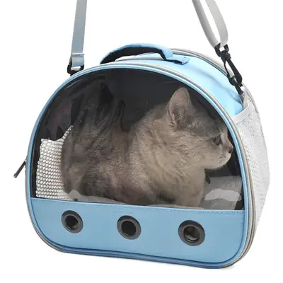 Portable Rabbit Cage with Mesh Cover for Small Pets