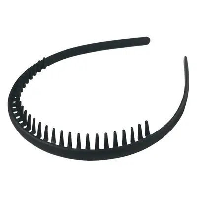 Black Toothed Hair Hoop for Women Summer Makeup Grotto