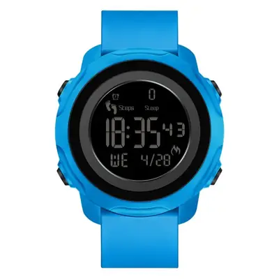 Sanda Red Digital Pedometer Watch with Alarm Clock