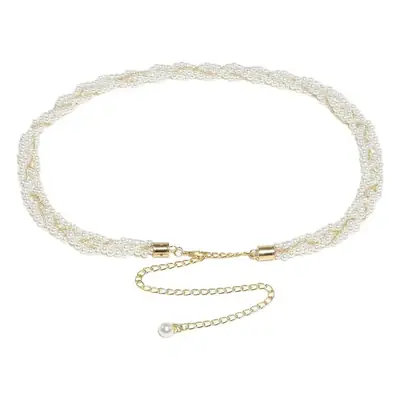 Gold Pearl Chain Belt for Women Fashion Wear
