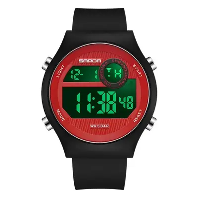Sanda Multifunctional Digital Watch for Men Women Waterproof Luminous