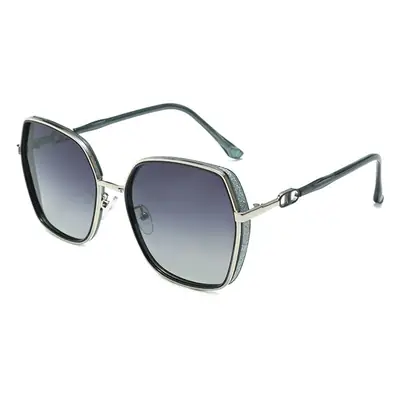 Women Polarized Anti-Ultraviolet Sunglasses Gold Frame