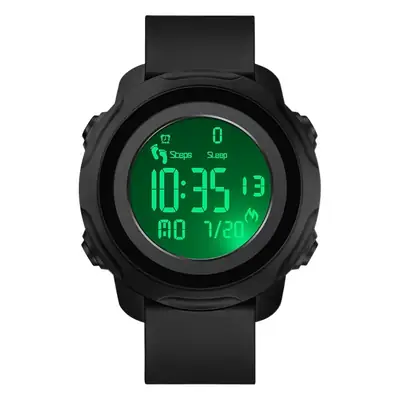 Sanda Blue Digital Pedometer Calorie Watch for Men Women