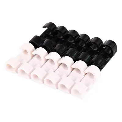 Self-adhesive wire organizer fixing clamp clamp sub-network cable organizer data cable fixing clamp 20 pack
