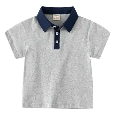 Children's Light Green Polo T-Shirt Summer Boys 2023
