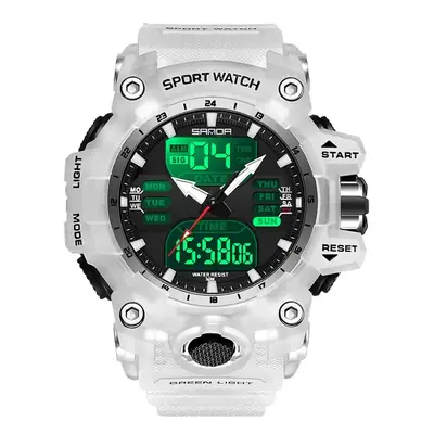 Sanda Waterproof Shockproof Men's Digital Watch Black
