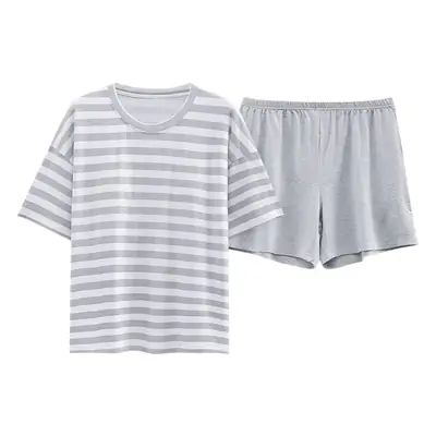 Women's Pink Modal Pajamas with Chest Pad